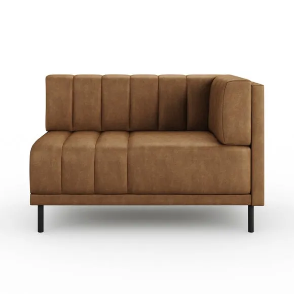 Amali Corner Dining Bench, Faux Leather 5