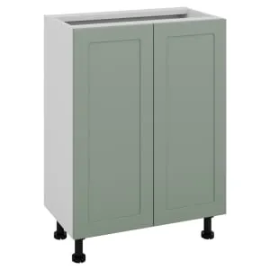 Wickes Winsford Reed Green Slimline Depth Base Unit - 600mm