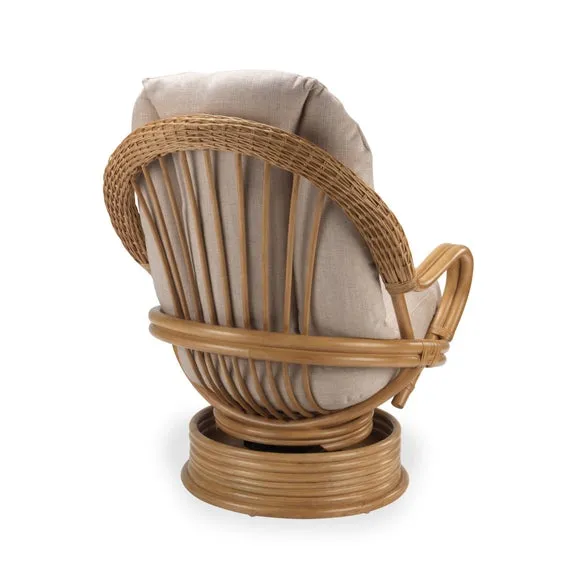 Desser Viola Rattan Delxue Swivel Rocking Chair 3