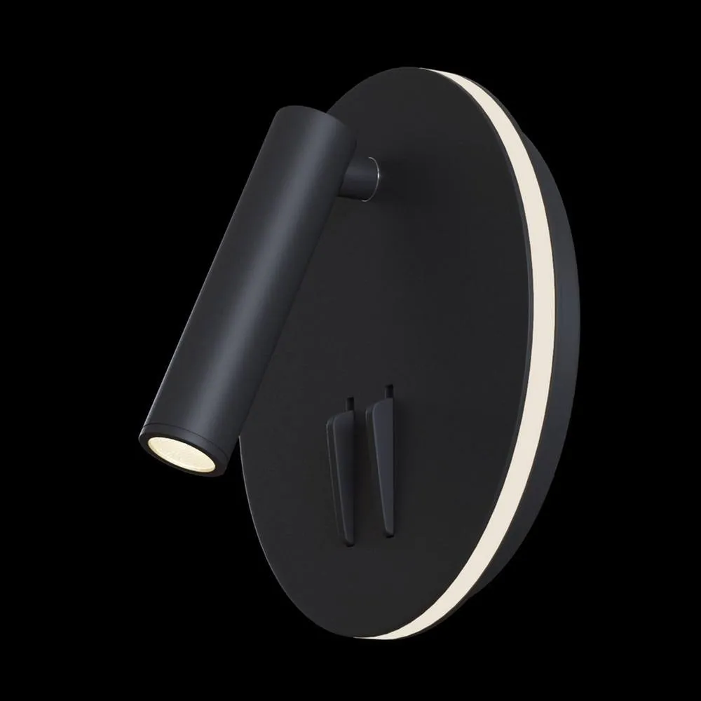 Netlighting Ios 176 Reading Integrated LED Wall Lamp Black 3