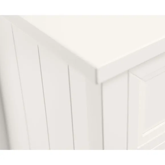 Maine 6 Drawer Dressing Table, White 6