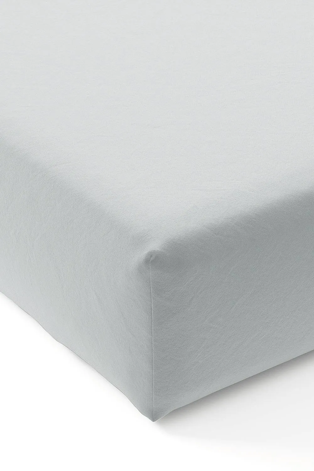 Helena Springfield '200 Thread Count' Cotton Fitted Sheet & Pillowcase Set in Light Grey 3