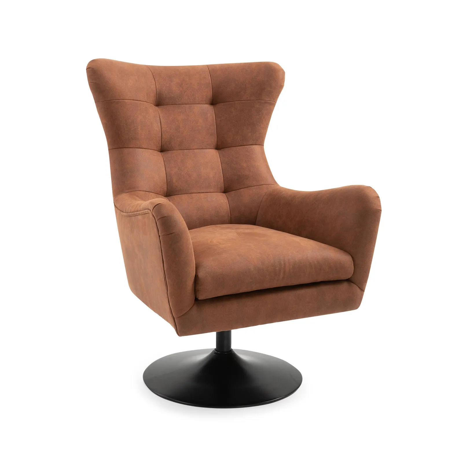 Roan Swivel Chair Brown