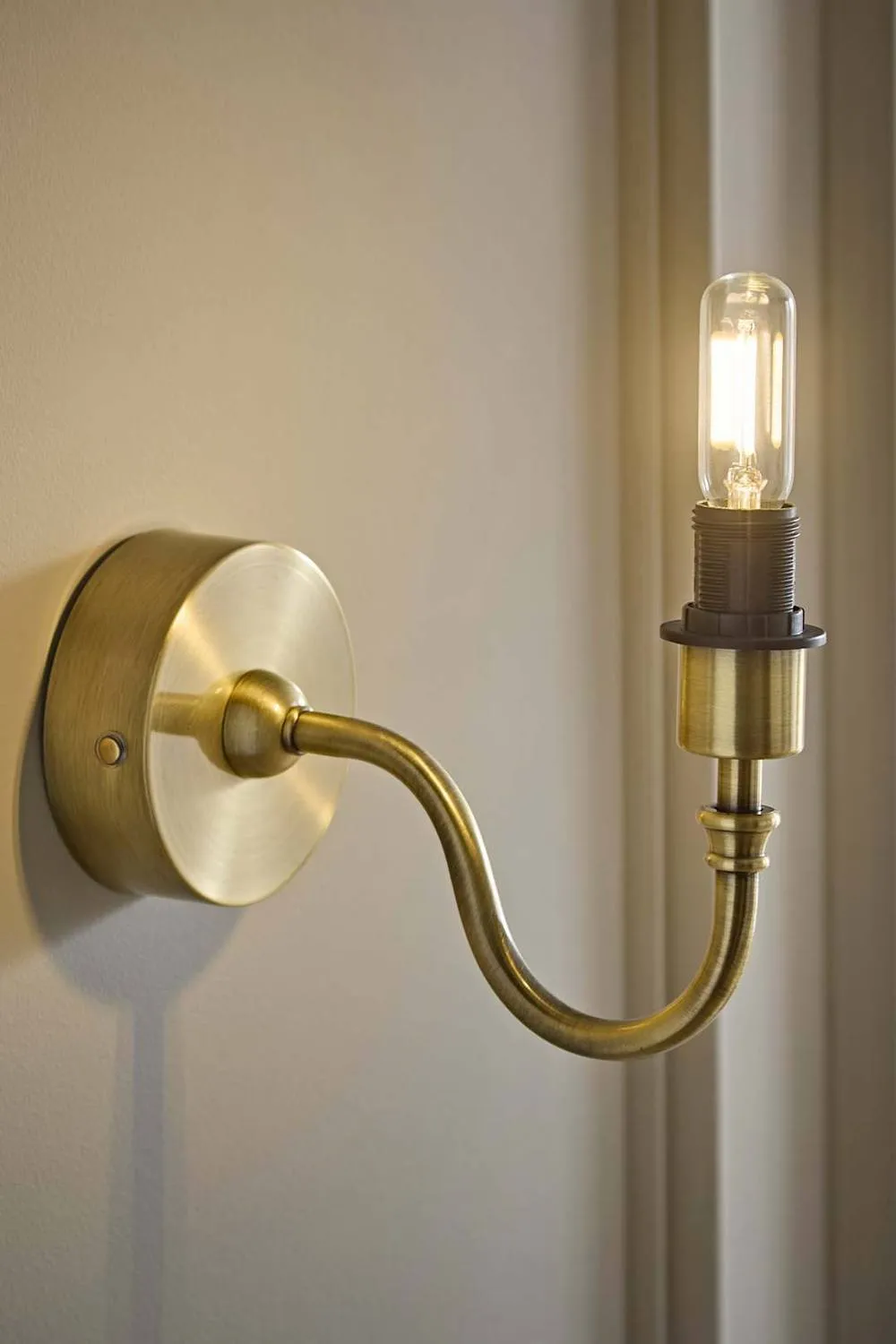 ValueLights Lowe Metal Portable Rechargeable Wall Light Base Only in Gold 1