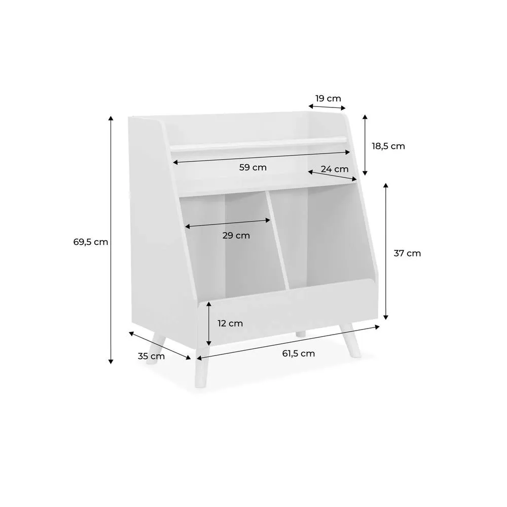 sweeek Children's storage unit with 2 compartments in Green 5