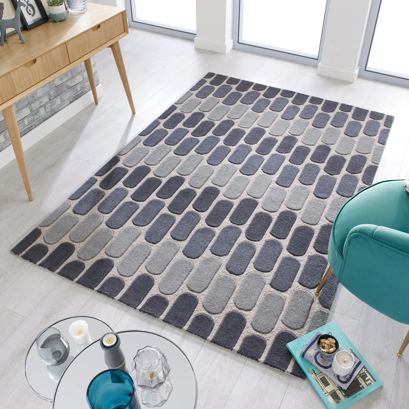 Fossil Rug Grey