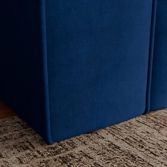 Abel Matte Velvet 2 Seater Sofa 5
