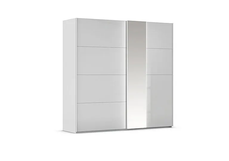 Cairns 226cm 2 Door Sliding Wardrobe with External Lights