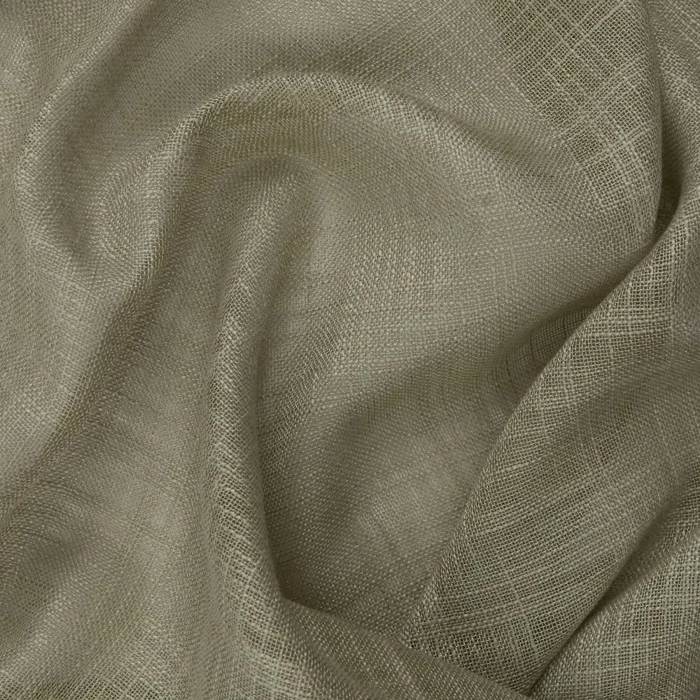 Yard Cirrus Woven Sheer Curtain Panel Eucalyptus 140Cm Width 250Cm Drop, Green 6