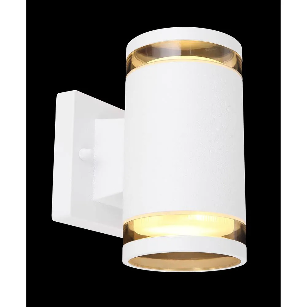 Netlighting Alcala Outdoor Up Down Wall Lamp Matt White 2x GX53 5