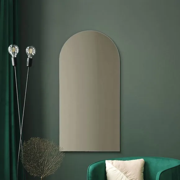 Arcus Arched Frameless Wall Mirror