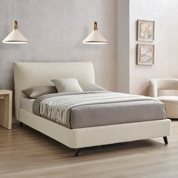 Limelight Luna Pillow Back Bed Frame, Boucle