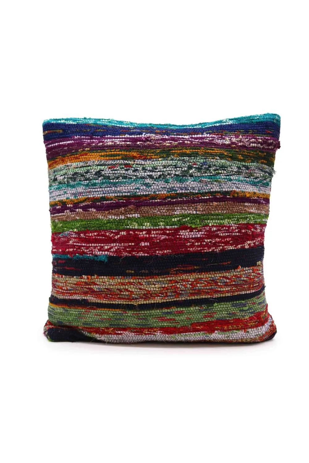 KDMD Aqua Blues Rag Rug Cushion Covers - Calm & Stylish Home Decor