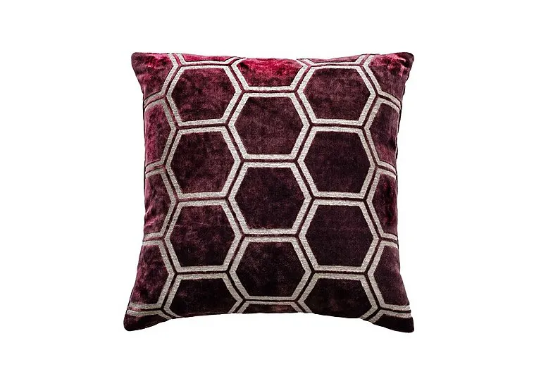 Ivor Cushion - Aubergine