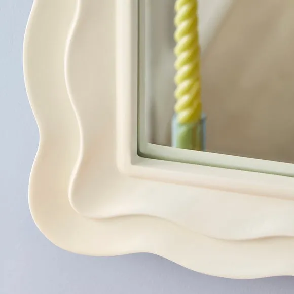 Scalloped Rectangle Wall Mirror 2