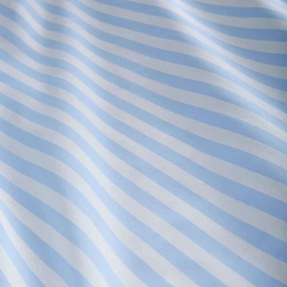 Portfolio Home Pencil Stripe Duvet Cover Set in Blue 3