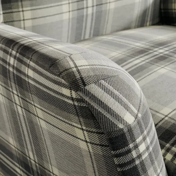 Charnwood Check Occasional Armchair 3