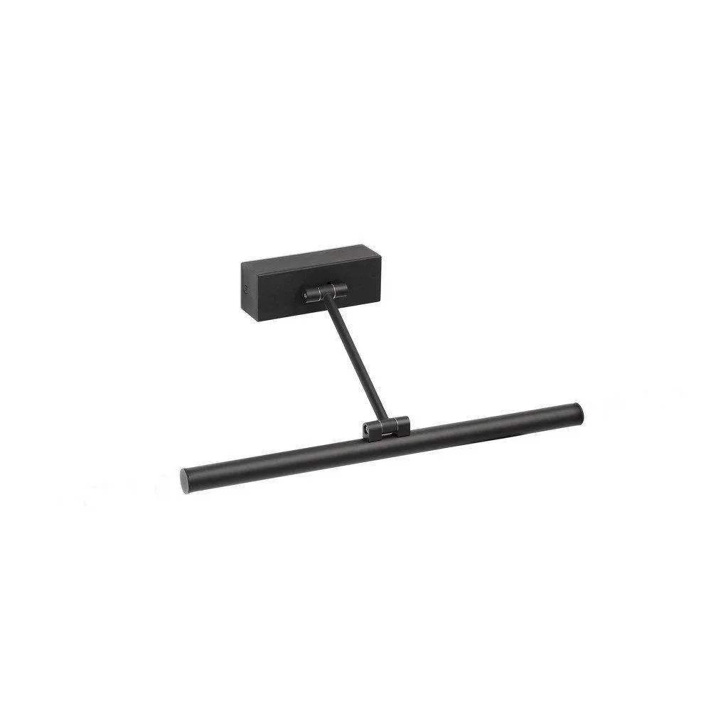 Netlighting Magritte1 Integrated LED Picture Light Wall Light Black 3000K