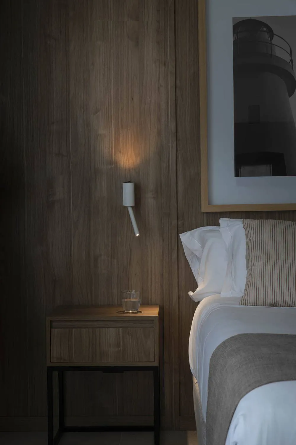 Netlighting Dante LED Reading Wall Light Matt White 5W 3W 2700K 2
