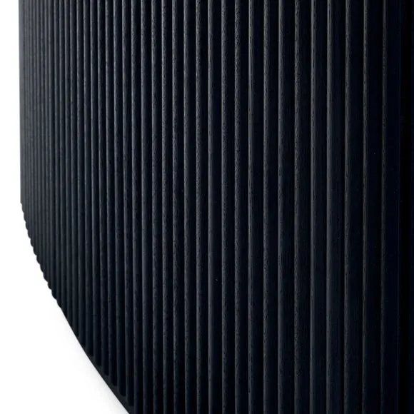 Louis Black Fluted Extending Dining Table 6