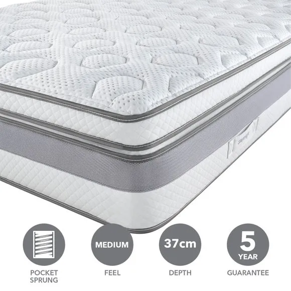 Silentnight Memory Cool 3000 Pocket Boxtop Hybrid Mattress
