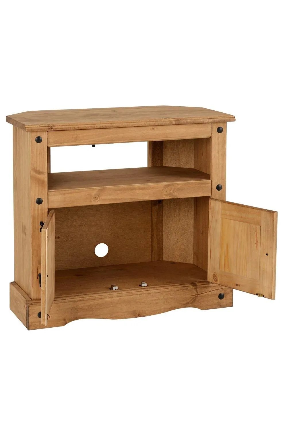 Seconique Corona Corner TV Cabinet in Natural 3