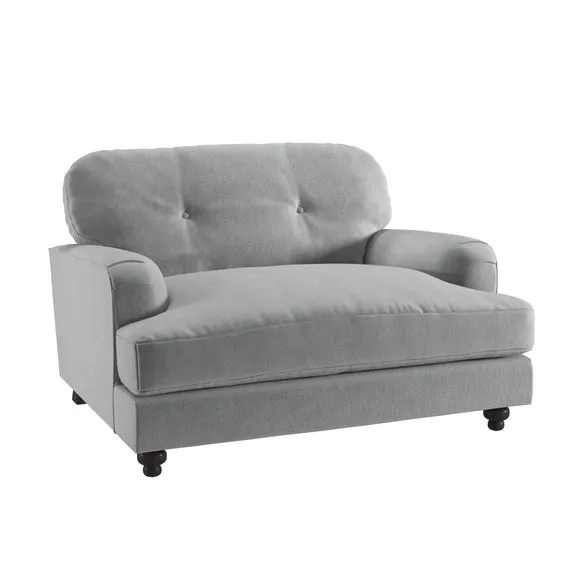 Martha Vintage Velvet Snuggle Chair 3