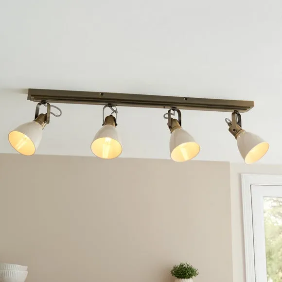 Miley Industrial 4 Light Adjustable Spotlight Bar 1