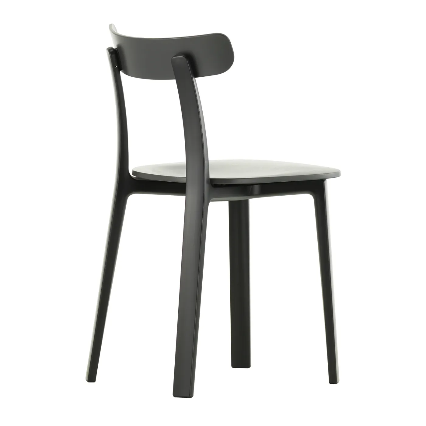 Vitra All Plastics Chair Graphite Grey