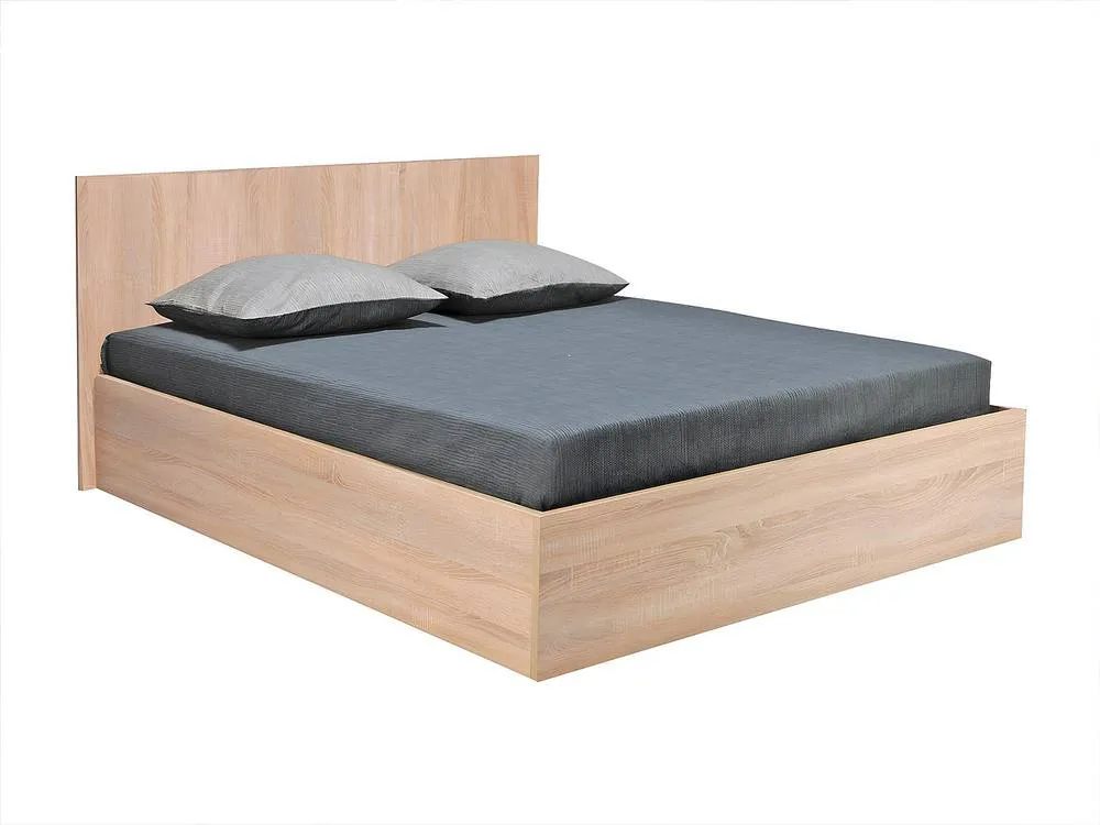 Vente-unique Ottoman Bed 160 X 200 Cm - Natural - ELPHEGE in Light Oak 2