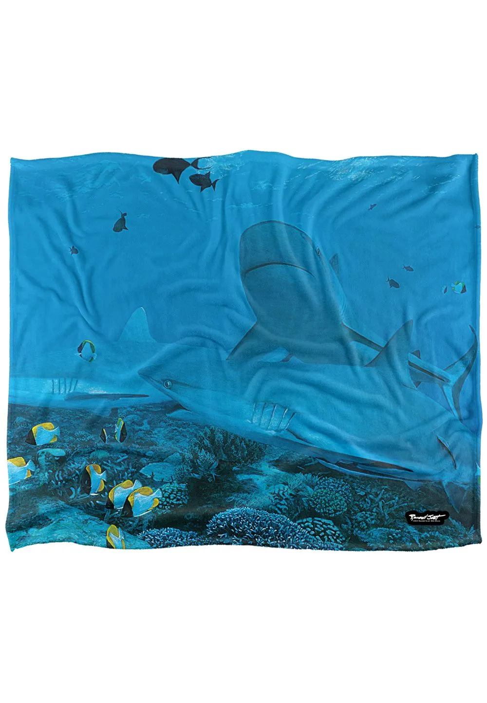 Wild Wings Frenzy 2 Silky Touch Super Soft Throw Blanket 152 X 127 cm in White