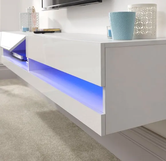 Galicia LED Wide Floating Wall TV Unit for TVs up to 67" 3