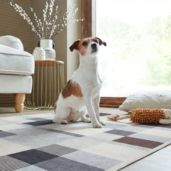 Regalis Geometric Washable Rug 6