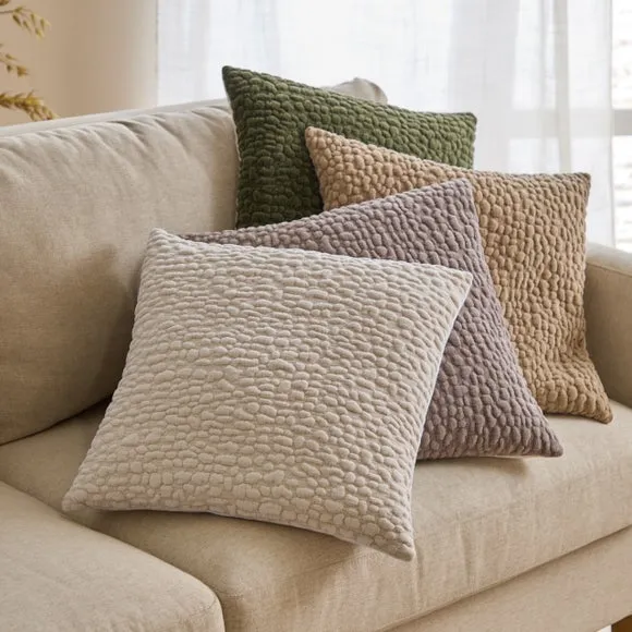 Yard Pebble Square Cushion 6
