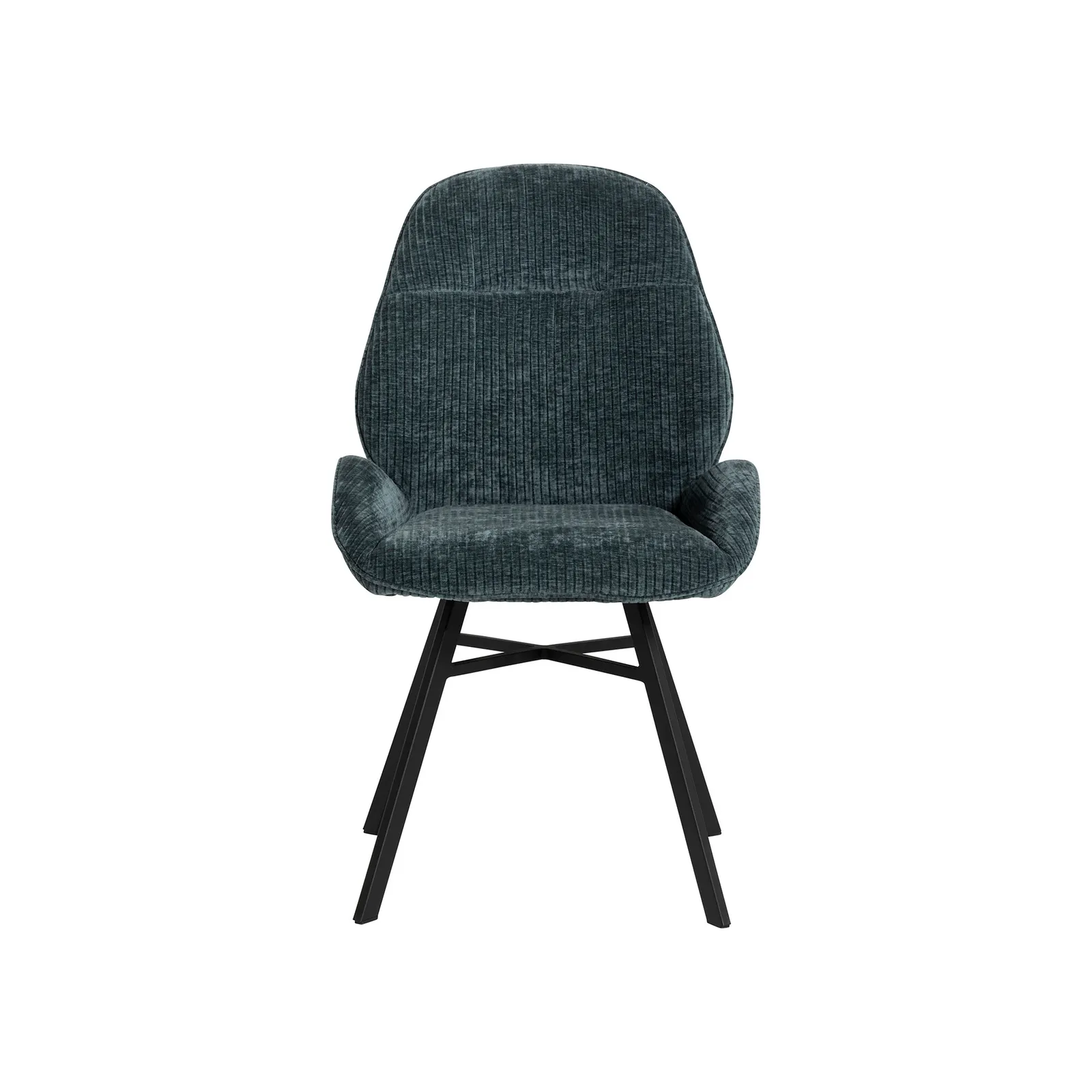 Ulza Dining Chair - Matching Stitch, Blue Fabric | Barker & Stonehouse 4