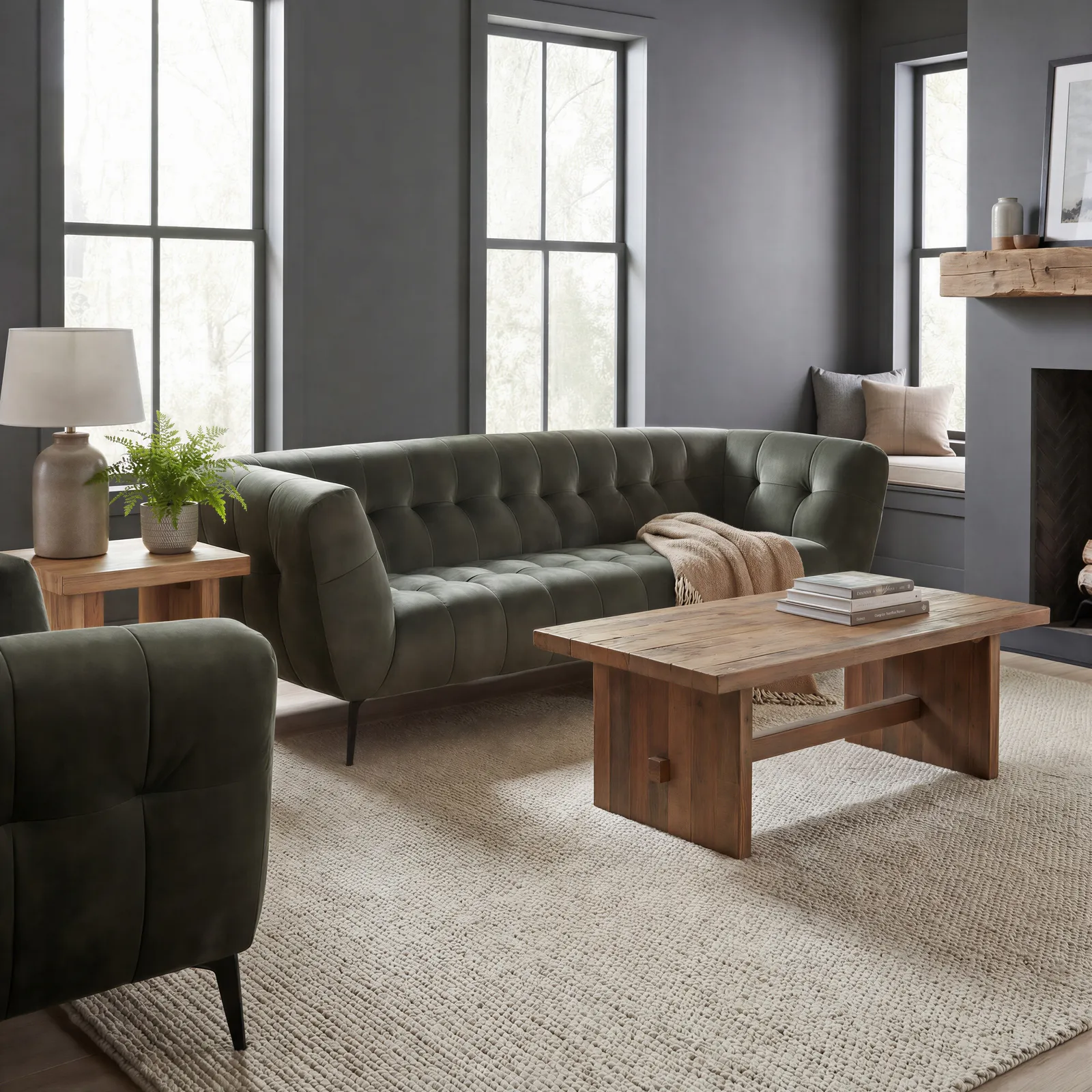 Azalea 2 Seater Sofa, Green Fabric | Barker & Stonehouse 2
