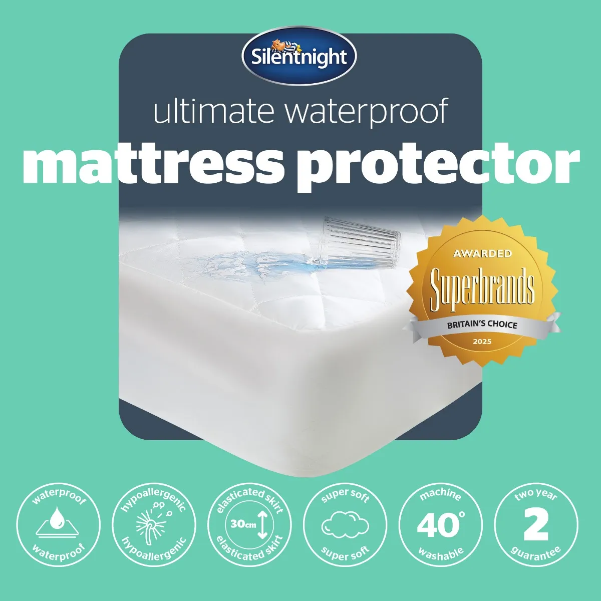 Silentnight Waterproof Ultimate Mattress Protector Superking