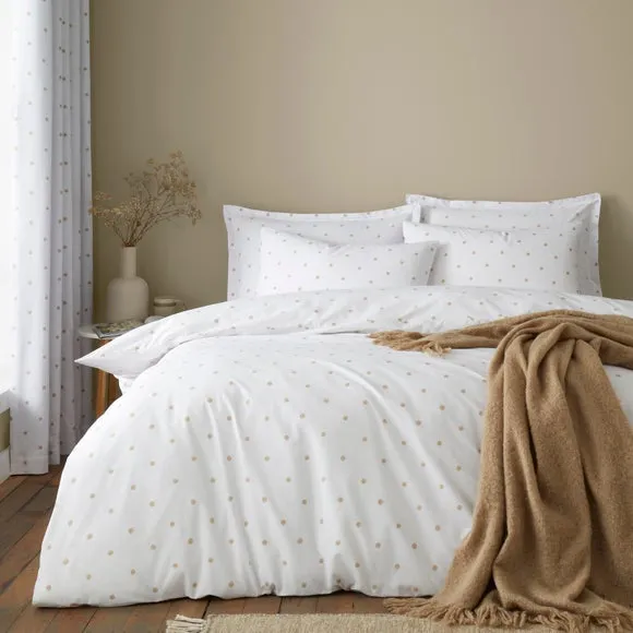 Polka Dots Polycotton Duvet Cover & Pillowcase Set 2