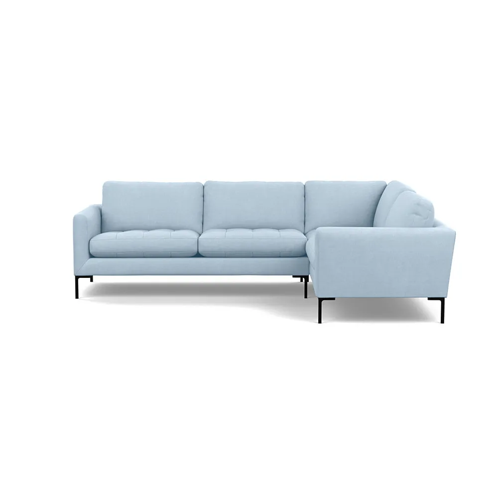 Heal's Eton Right Hand Facing Corner Sofa Capelo Linen-Cotton Sea Shanty