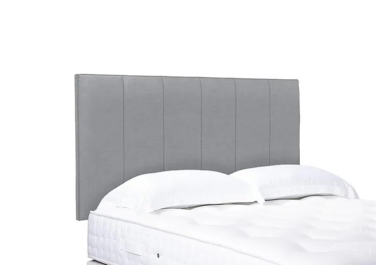 Artisan Collection Heyman High Strutted Headboard - Single - Aston Silver