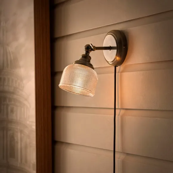 Amesbury Industrial Adjustable Plug In Wall Light 2
