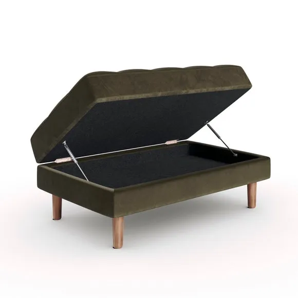 Max Velvet Storage Footstool 6