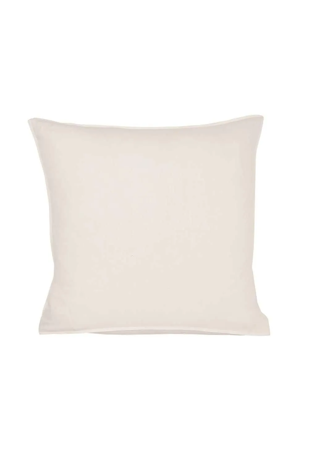 Murmur 'Linen Rich Plain Dye Still' Square Pillowcase in Ivory