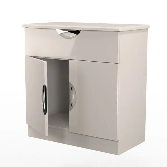 Rowe 2 Door 1 Drawer Small Sideboard 6