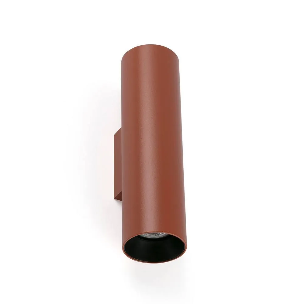 Netlighting Stan Up & Down Wall Lamp Terracotta