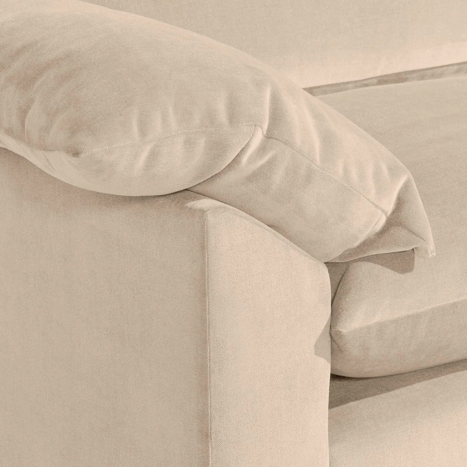 Hoxton Extra Large Sofa, Neutral Fabric | Barker & Stonehouse 5