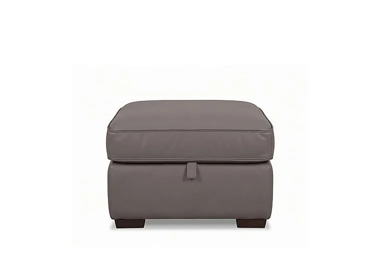 Relax Leather Storage Footstool - Elephant - Living Room Furniture - In Time for Christmas