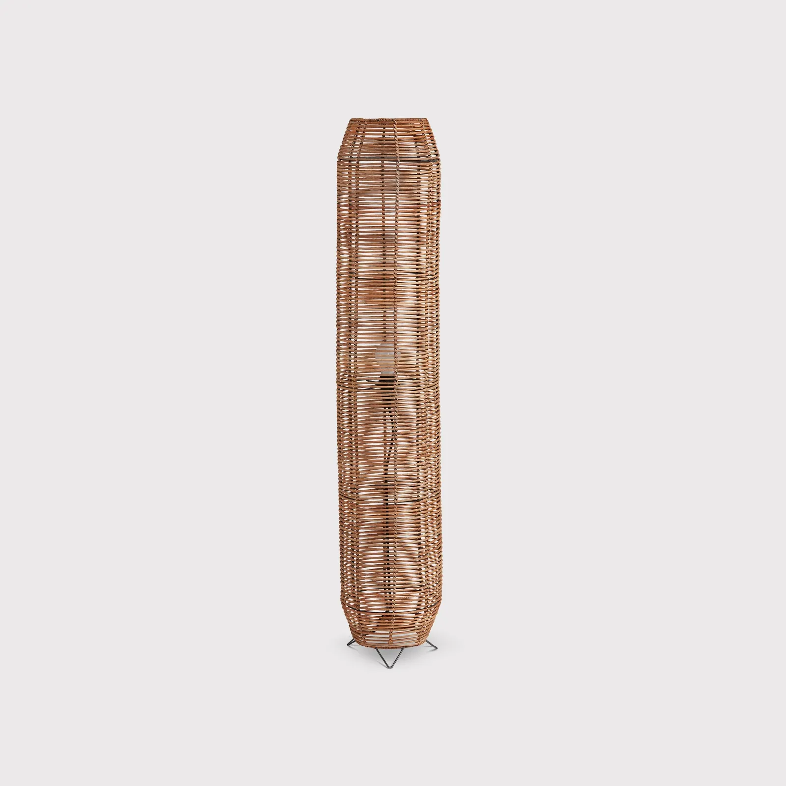 Rattan Floor Lamp, Neutral | Barker & Stonehouse