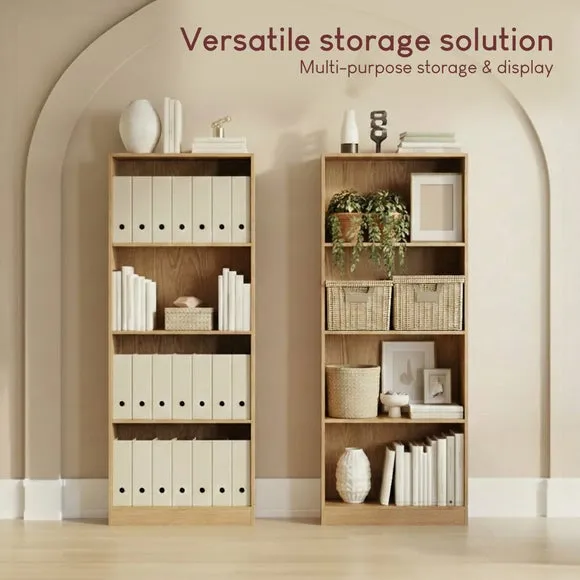 Cambridge 4 Tier Large Bookcase 5