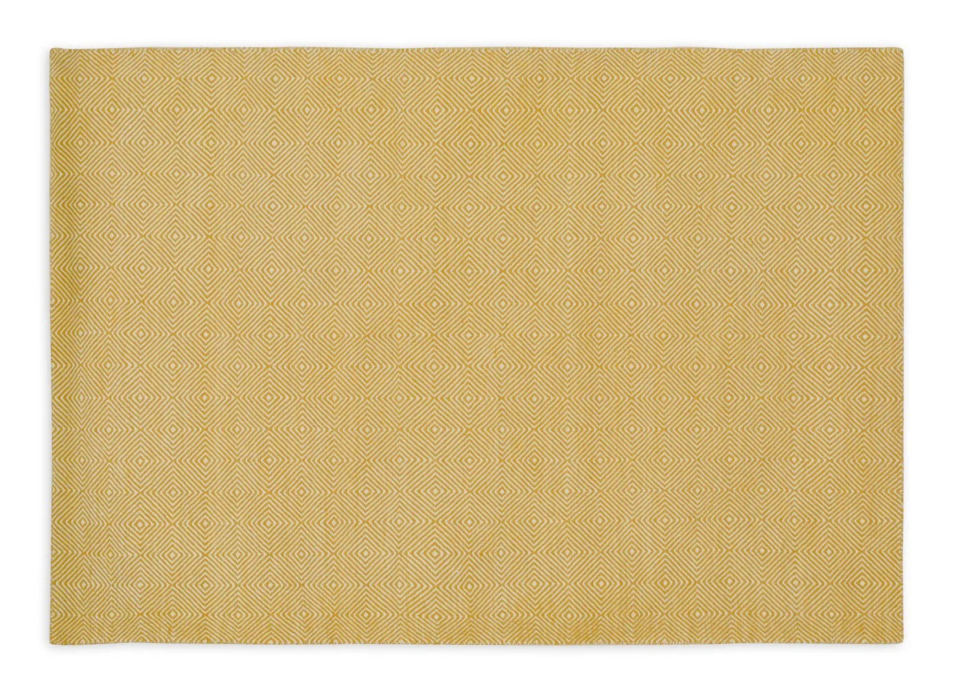 Heal's Romilly Recycled Rug Yellow 120 x 180cm